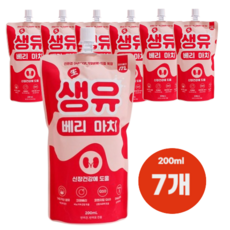 마이베프 생유베리마치 펫밀크, 생 크랜베리, 200ml, 7개
