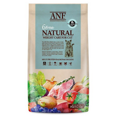  ANF 캣 식스프리 6Free 내추럴 오가닉 어덜트 키튼 웨이트케어 고양이사료 2kg 6kg-집사간식 더탱글미니 9.8g 증정, 웨이트케어 6kg 