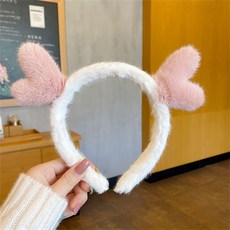 새로운 Gils 귀여운 봉제 고양이 토끼 귀 머리띠 가을 겨울 머리 후프 만화 소녀 Hairband 머리 장식 헤어 액세서리