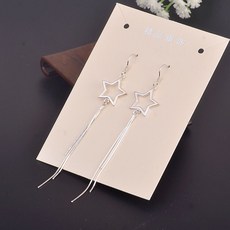 스케치온더브레인 은귀걸이선물 백발백중 99 드롭귀걸이 여 족 고리 개성 심플 롱 타입 악세사리 타인데이