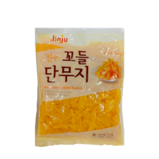 진주햄 꼬들 단무지 1kg/쫄깃 치자 단무지, 2개