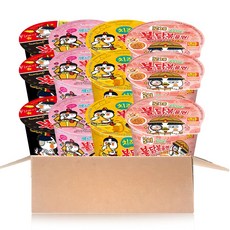 삼양 불닭볶음면 큰컵 4종세트(불닭3 로제3 치즈3 까르보3)