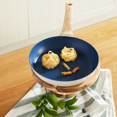 가이타이너 블루베리 티타늄 코팅 인덕션 IH 계란 후라이팬 20cm 인덕션용 가정용 안전한 미니 프라이팬