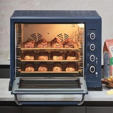 루미오븐 80L 네이비 4단 홈베이킹 전기 컨벡션