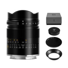 TTArtisan 명장 광학 21mm F1.5 카메라 렌즈 전폭 수동 포커스 렌즈 소니 카메라 A7 A7Ⅱ(A7M2) A7Ⅲ(A7M3) A7R A7RⅡ(A7RM2) A7RⅢ(A7RM3) A7RⅣ(A7M4) 7SM3) A9 A7C용 (for Sony E 검정), 1개