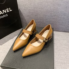 여성 빅사이즈 메리제인 로퍼 오피스룩 구두