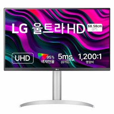 LG전자 4K UHD 모니터, 68.4cm, 27UP850N - 27ul550케이블