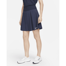 NIKE 나이키 Dri FIT Advantage 여성용 롱 골프 스커트, Obsidian/White - DX1425-451, US XS (0–2)