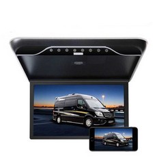  19인치 카니발 모니터 SUV 천장 티비 호환 스크린, 그레이19인치HDMP5컬러풀한화면16색 