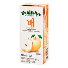 일화 프레주 테트라팩 배, 72팩, 190ml