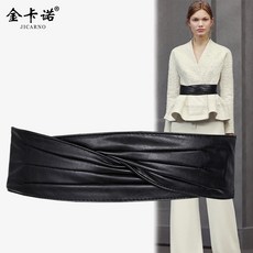 캐주얼 정장 여성 여자 벨트 양가죽 와이드 허리끈 여자 허리 봉수 패션 백 코디 원피스 진피 포인트 블랙 스커트 스웨터 튜닉