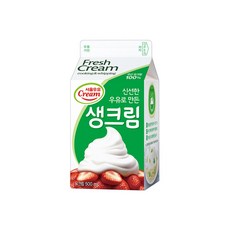 서울우유 생크림 동물성 크림, 500ml, 10개