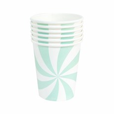 롤리팝 컵 8oz 6입 [민트], 6개, 1개입
