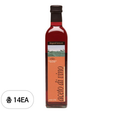 멩가졸리 레드 와인 비네가 아세토 디 비노 와인식초, 500ml, 14개