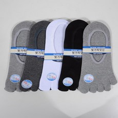 땀흡수 세균억제 남성발가락덧신 5족 신사양말 편안한발 보습력