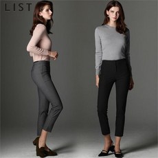 리스트 마이크로 패턴 슬랙스 팬츠