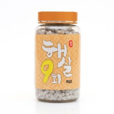 해월햇살죽염 9회 흰죽염 대자(콩알크기)알갱이 500g, 1개