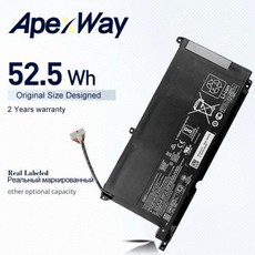 ApexWay 11.55V 52.5Wh PG03XL 노트북 배터리 HP Pavilion 15-DK 시리즈 15-DK0125TX HSTNN-OB1I L48485-005, 1개
