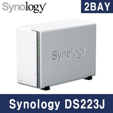 시놀로지 디스크 스테이션 DS223J 정품 하드포함 Plus HDD HAT3300 용량선택, 시놀로지 DS223J HAT3300-4TBx2