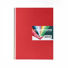 star starred 두꺼운(180g) 18컬러 색지(18 Colored Thick Paper), A3 54매 A3 54매