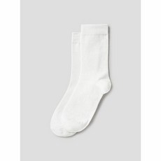 에잇세컨즈 여성 베이직 솔리드 양말 화이트 1941KTWY11