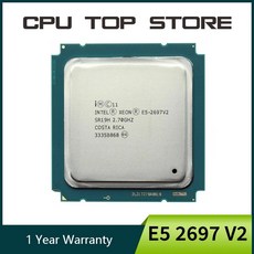 텔 제온 E5 2697 V2 프로세서 2.7GHz 30M 캐시 LGA 2011 SR19H 서버 CPU, 1.마더 보드
