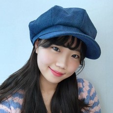 미쏘데님팔각모