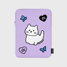 어프어프(earpearp) Awesome cat-purple(아이패드 파우치)