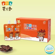 [몸엔용] 키엔용비타 80ml x 10포 (10일분) 국산 녹용 맛있는 어린이녹용, 단품, 단품