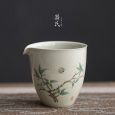 우르보스 도자기찻잔 기씨 옛 푸르다 유약 공도배 가정용 쿵푸 개봉함 분다기 공배 균등하게 티 바다에 쓰러지다 다구, 옛 푸르다 유약 공배 고액의 계향