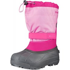 Columbia Unisex Kids Powderbug Plus II 멀티 스포츠 아웃 도어 슈즈 핑크 (Glamour / Orchid 640) 13