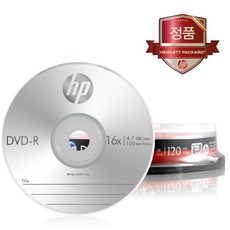 HP DVD-R 4.7GB 16배속 10장케이크/공DVD, 상세 설명 참조, 상세 설명 참조 - 16chdvr