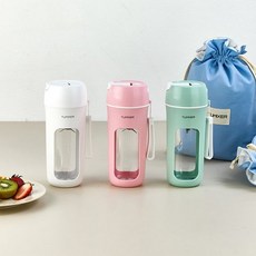 투믹서 팡팡 초소형 휴대용 무선 텀블러 헬시 메이커 2P 세트