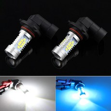 2x led 안개등 9145 h10 9006 hb4 램프 ford expedition explorer escape f-150 닷지 바이퍼 충전기 ram 1500 2500 3500, 하얀, 9145(h10) 9006(hb4), 1개