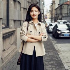 가을 코트 점퍼 자켓 짧은 트렌치코트 2019 봄가을 패션 유행 한복 캐주얼 어디든 슬림해 보이는 키 작은 숏 코트