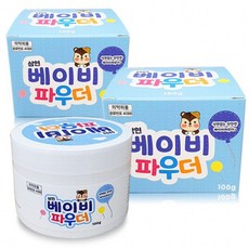 삼현 베이비파우더 100g 2개 신생아 유아 아기 땀띠분 엉덩이분, 삼현 베이비파우더 100g 2개 신생아 유아 아기 땀띠