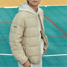 패딩 AQS DMDJ51036-BGL 픽토르U 구스다운 남성 경량패딩