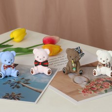 앉은곰석고방향제