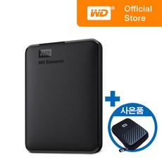 WD New Elements Portable 2TB 외장하드 블랙 - wd2tb