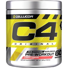 Cellucor C4 부스터 오리지널 헬스 프리워크아웃 체리 라임에이드 60 서빙 390 g, 1개, 390g