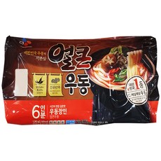 [퀴클리몰] 코스트코 CJ 얼큰우동 1392g 6인분 F1
