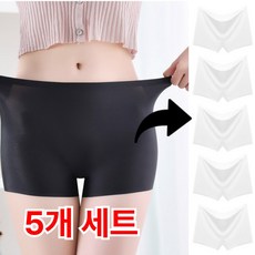 시크클립 여성 사각 논슬립 드로즈 팬티 5개