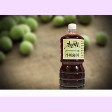 [장수원약초] 자연산 개복숭아효소 원액, 1병, 1.8L, 1800ml
