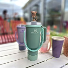 AFLEX 텀블러 스트랩 텀블러 실리콘 손잡이 민트, 1세트, 텀블러 스트랩 민트