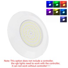 수영장 스키머 LED 스마트 수중 램프 IP68 모바일 앱 제어 파티 장식 ABS RGB 잠수정 12V 9W 12W, 6) RGB 12W