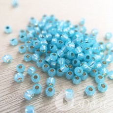 TOHO 일본 2미리 비즈 악세사리 반지 팔찌 DIY 공예 구슬 13컬러, 하늘색 10g