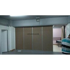 접이식병풍 칸막이 파티션 호텔 활동 벽 룸 분할 모바일 스크린 트랙 방음 슬라이딩 도어 연회장 전시 보드, 1개