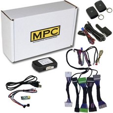 2014-2020 닛산 로그와 호환되는 MPC 원격 시동 키트 || 플러그 앤 플레이 하네스 포브 3X 잠금을 눌러 시동을 걸 수 있습니다 차량 전용 키, Gas ONLY - Key-to-Start, (2) 1-Button Remotes Range 150, 1개