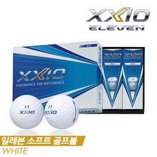 [젝시오] [던롭코리아 정품] 11 ELEVEN (일레븐) 소프트 골프볼 [1COLORS], 색상:화이트 / 종류:골프볼