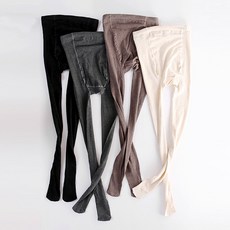 글로벌셀러창업연구소 봄가을 타입 세로패턴 여성 정성껏 빗다 면 가는 세로줄 무늬 팬티스타킹 배 받침 조절가능 이너